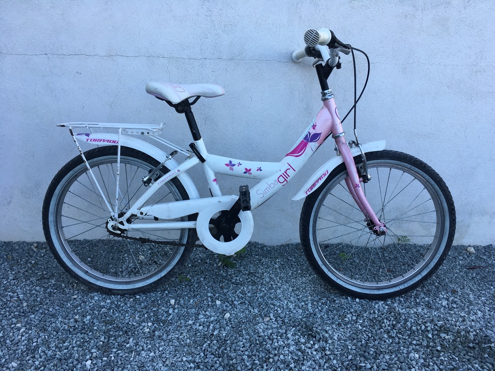 Vélo 20 pouces fille